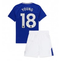 Dres Everton Ashley Young #18 Domáci pre deti 2024-25 Krátky Rukáv (+ trenírky)